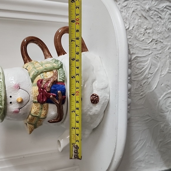 4 Piece Puddles Blitzen Co. Never used teapot and cup all in one - Picture 3 of 10